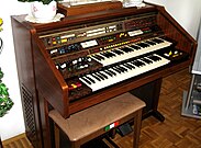 A full-featured home organ in 1981 (Farfisa Pergamon)