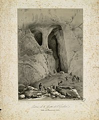 Entrance to the Cave of Troubat - Valley of the Barousse, by Joseph Latour