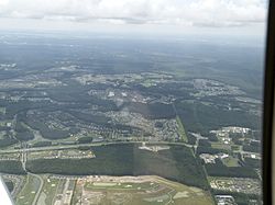 Sun City Hilton Head, looking south west from 3,500 ft.