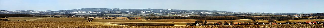  Panorama of the Orlické Mountains from the south