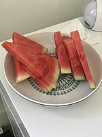 Watermelon pieces