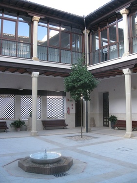 Patio interior del Palacio de Don Luis de la Cueva.