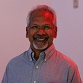 From left to right: Mani Ratnam (film director), Kamal Hasan and Rajinikanth