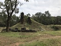 The ruined E4 Temple, destroyed by bombing.