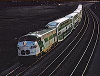 Previous locomotives and coaches used by GO Transit