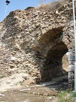 Left: Stefan Dečanski, King of Serbia and founder of Visoki Dečani monasteryRight: Main Gate of the Fortress in Prizren, which Stefan Dušan used as capital of Serbian Empire