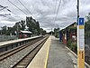 Two platforms with small shelters