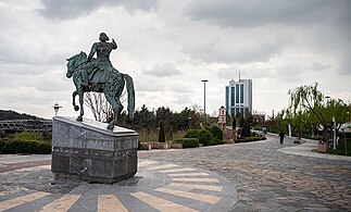 Statue of Siyâvash from Shahnameh