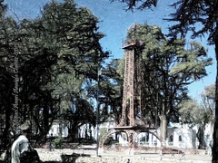 Mini Torre Eiffel en Sucre, Bolivia.