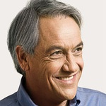 Sebastián Piñera y Joaquín Lavín, candidatos de RN y la UDI respectivamente para la elección presidencial de 2005.