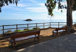 Vista de la isla de Altea, en la zona de la Olla.