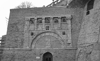 The 2nd-century Porta Marzia at Perugia, its upper part built into a later wall