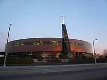 Front of West Angeles Church of God in Christ.