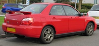 WRX sedan (first facelift) (with grey STI wheels)