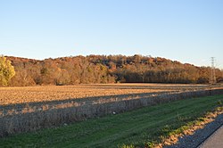 Hocking River valley north of Sugar Grove