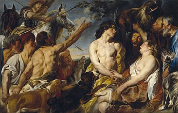 Meleager and Atalanta (17th century) by Jacob Jordaens