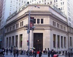 The former House of Morgan building at 23 Wall Street