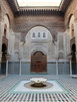 Western side of the courtyard, looking towards the entrance