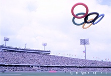 Ceremonia de apertura de los Juegos Olímpicos de verano de 1968.