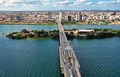 The São Francisco river, in Petrolina, in the Sertão