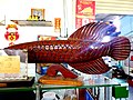 Wooden fish in a temple in Tây Ninh, Vietnam