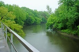 The Verdigris River at Coffeyville, Kansas