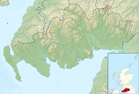 Map showing the location of East Stewartry Coast National Scenic Area