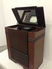 First U.S. commercial TV set, the RCA Victor TRK 12 (1939)[78]