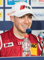 Marco Wittmann (left) won his second Drivers' Championship while Edoardo Mortara (right) finished second in the championship.