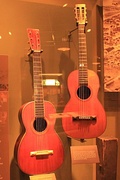 Vienna era:Johann Georg Stauffer Terz Guitar (c. 1820–30), and Vienna Stauffer-style guitar by C.F. Martin (1834–35)