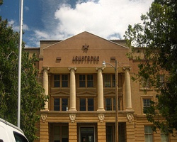 The Armstrong County Courthouse in Claude