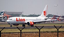 PK-LQP, the Lion Air aircraft involved