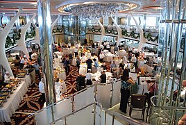 Formal brunch aboard the Celebrity Equinox