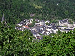 Vianden desde el aire.