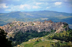 Panorama of Calascibetta