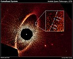 Fomalhaut b as observed from 2004 to 2012[3]