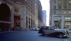 Park Avenue and 47th Street, adjacent to the Helmsley Building