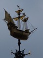 J.Starkie Gardner’s weather vane over 2 Temple Place.