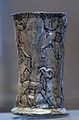 Silver cup with a decorative edge of a sheep, 14th to 11th century BC. Place of discovery of Marlik Hill Cemetery, Louvre