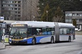 A newer low-floor articulated bus