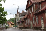 The center of the inland town of Viljandi