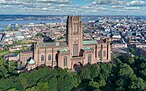 Liverpool Anglican Cathedral, one of the largest cathedrals in the world