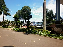 View from the side of the church