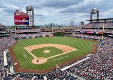 Citizens Bank Park, home of the Phillies since 2004, and Lincoln Financial Field, home of the Eagles since 2003