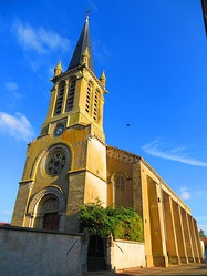 The church in Hampont