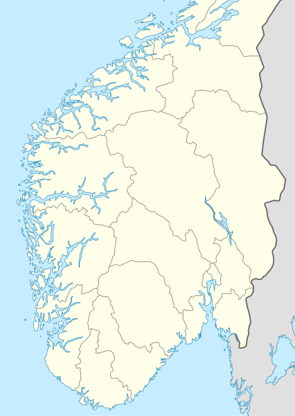 2023 Toppserien is located in Norway South