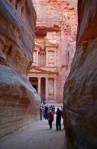 Al-Khazneh in Petra, Jordan