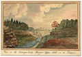 View on the Cataraqui Creek, Brewer's Upper Mills in the background, 1830 by Thomas Burrowes