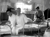 Japanese Filipinos hard at work in an office, Manila, Philippines (1930s)