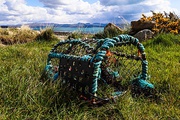 Lobster pot near Harlech, Wales; 2021